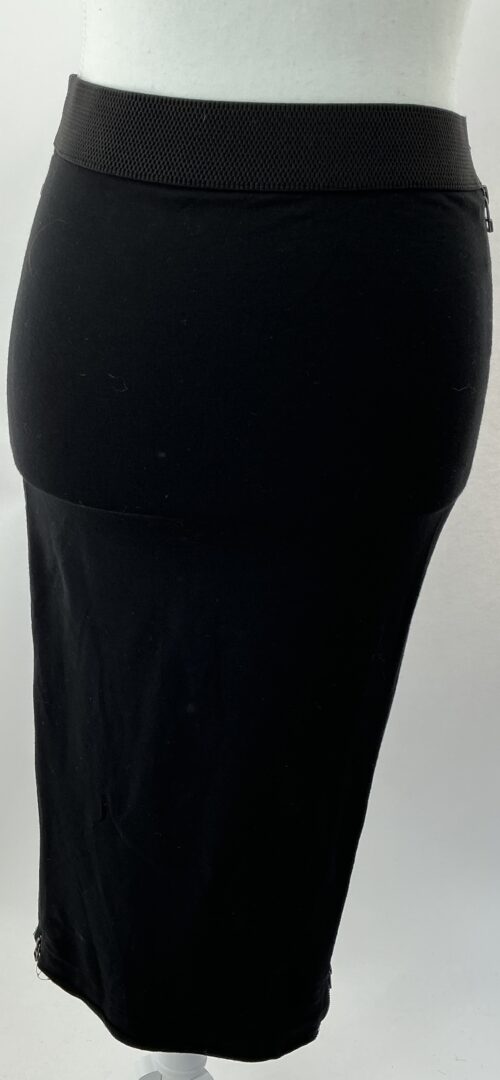 Skirt - Black Pencil Midi Skirt