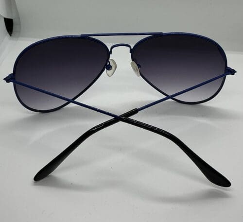 Sunglasses - Blue Ray Ban Aviator Sunglasses - Image 4