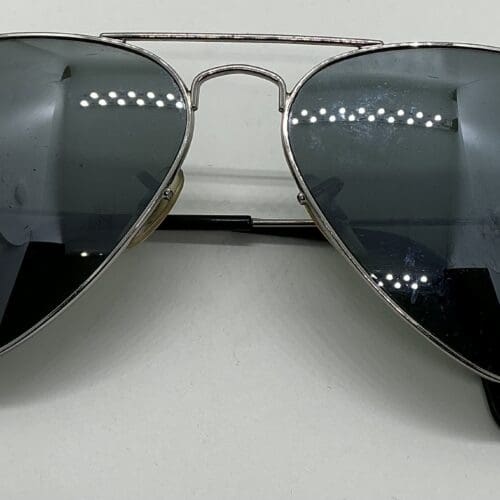 Sunglasses - Dark Silver Aviator