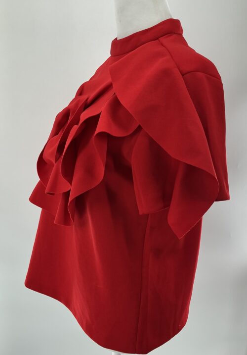 T-Shirt - Red Big Rose T-Shirt - Image 4