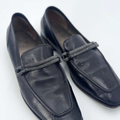 Shoes - Black Flat Mocassim Brunello Cucinelli