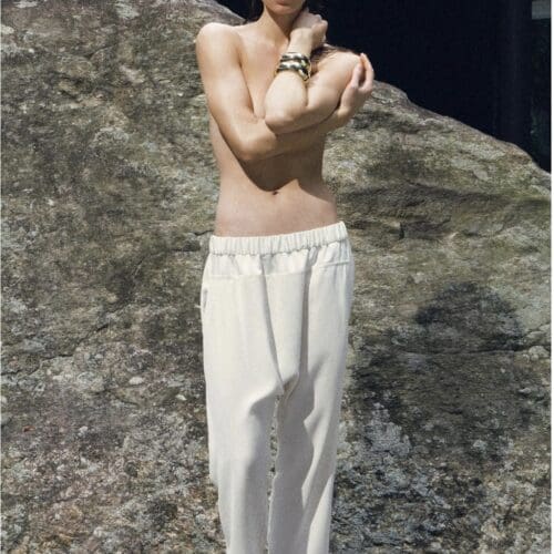 Pants - Sarongue Cream Pants