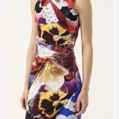 Dress - Roberto Cavalli Short Floral Dress